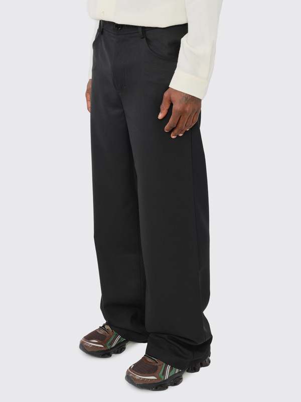 Séfr Jiro Wool Trouser - Black | Garmentory