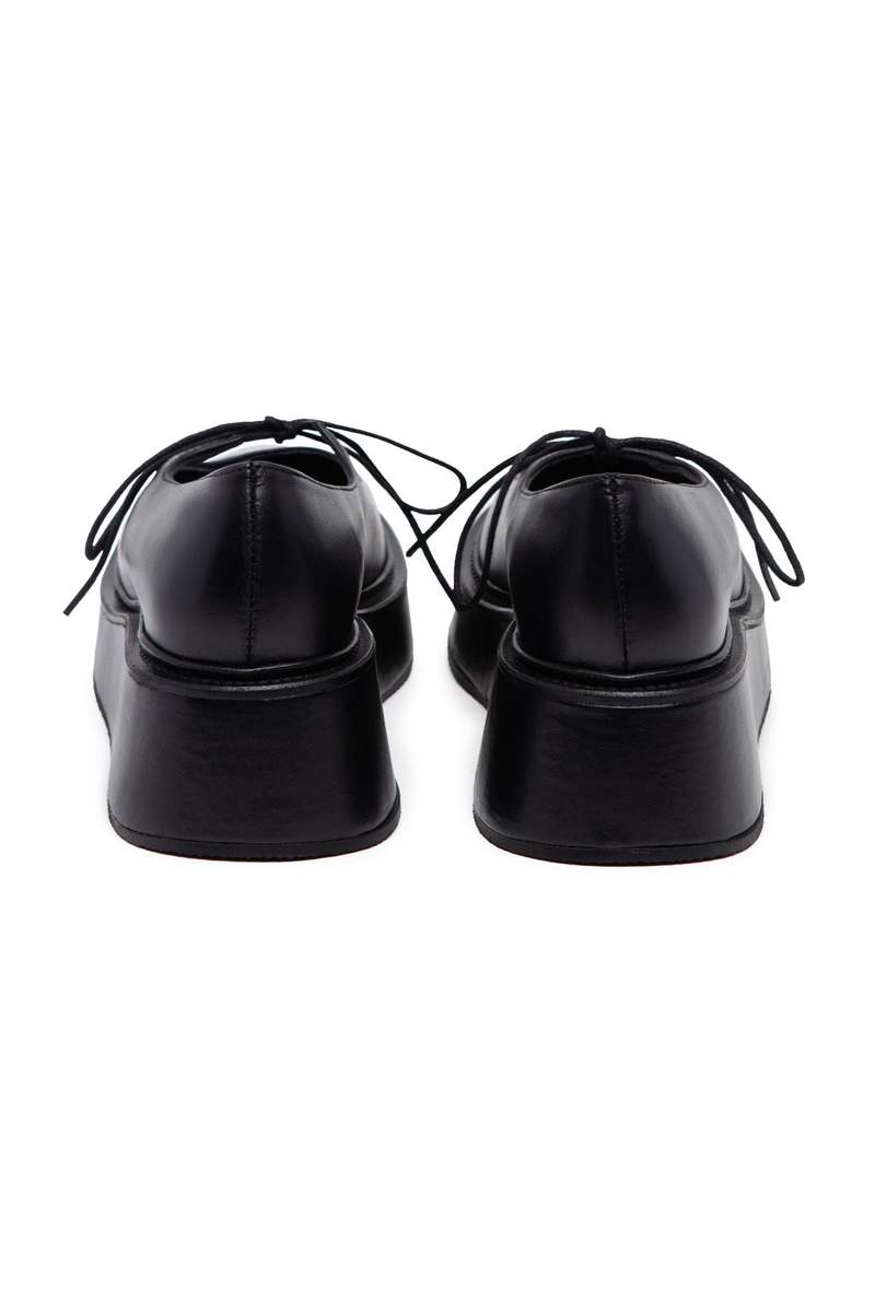 Nicole Saldana ファビアナ ブラック　パンプス　ローファー fabiana / black napa | Nicole Saldaña Footwear
