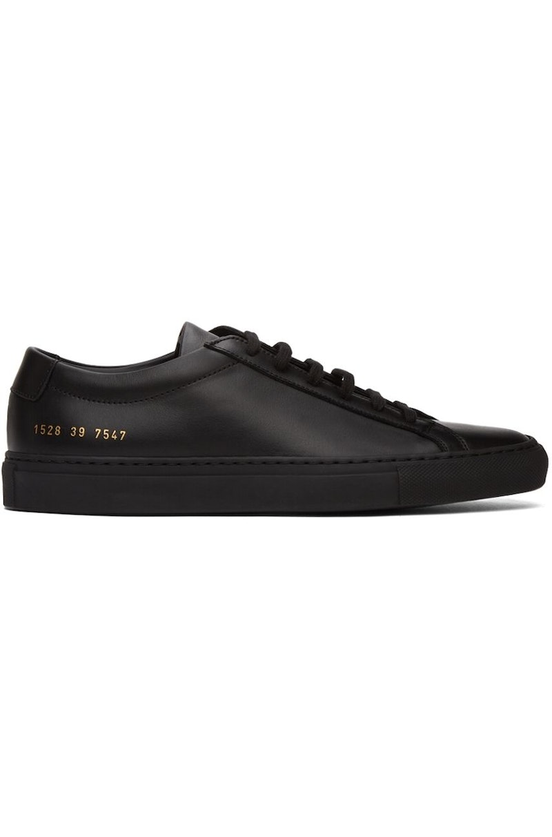 Common Projects Black Original Achilles Low Sneakers | Garmentory