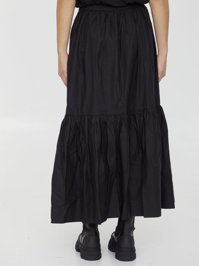Cotton poplin maxi skirt | Garmentory