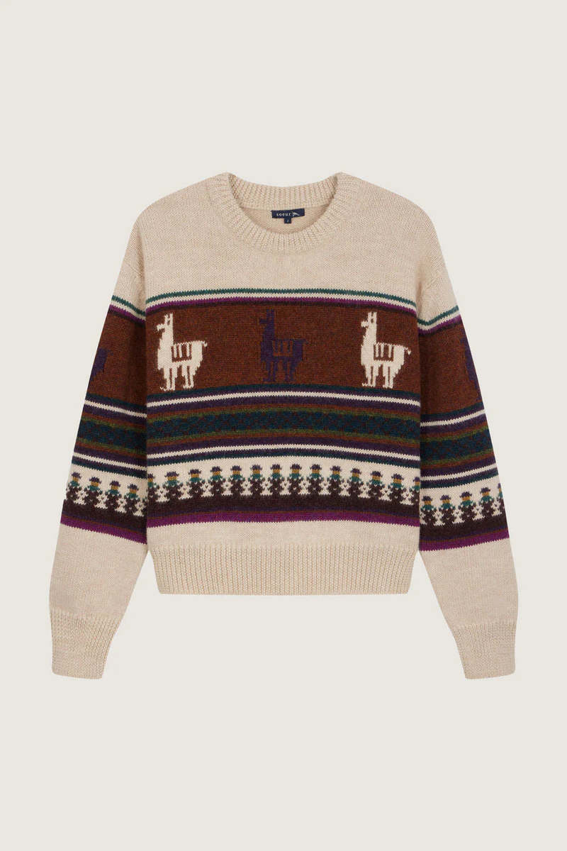 Soeur Vivien Jumper - Multicolor Beige | Garmentory
