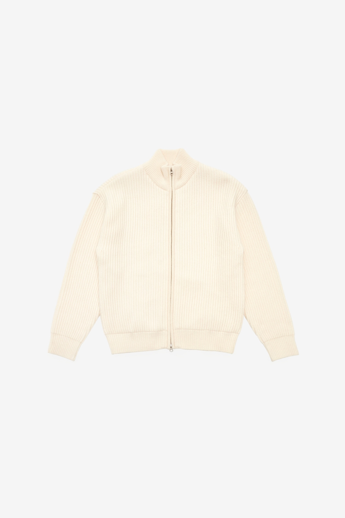 【AMOMENTO】24fw FULL NEEDLE CROP BLOUSON AMOMENTO Full Needle Blouson - Ecru | Garmentory