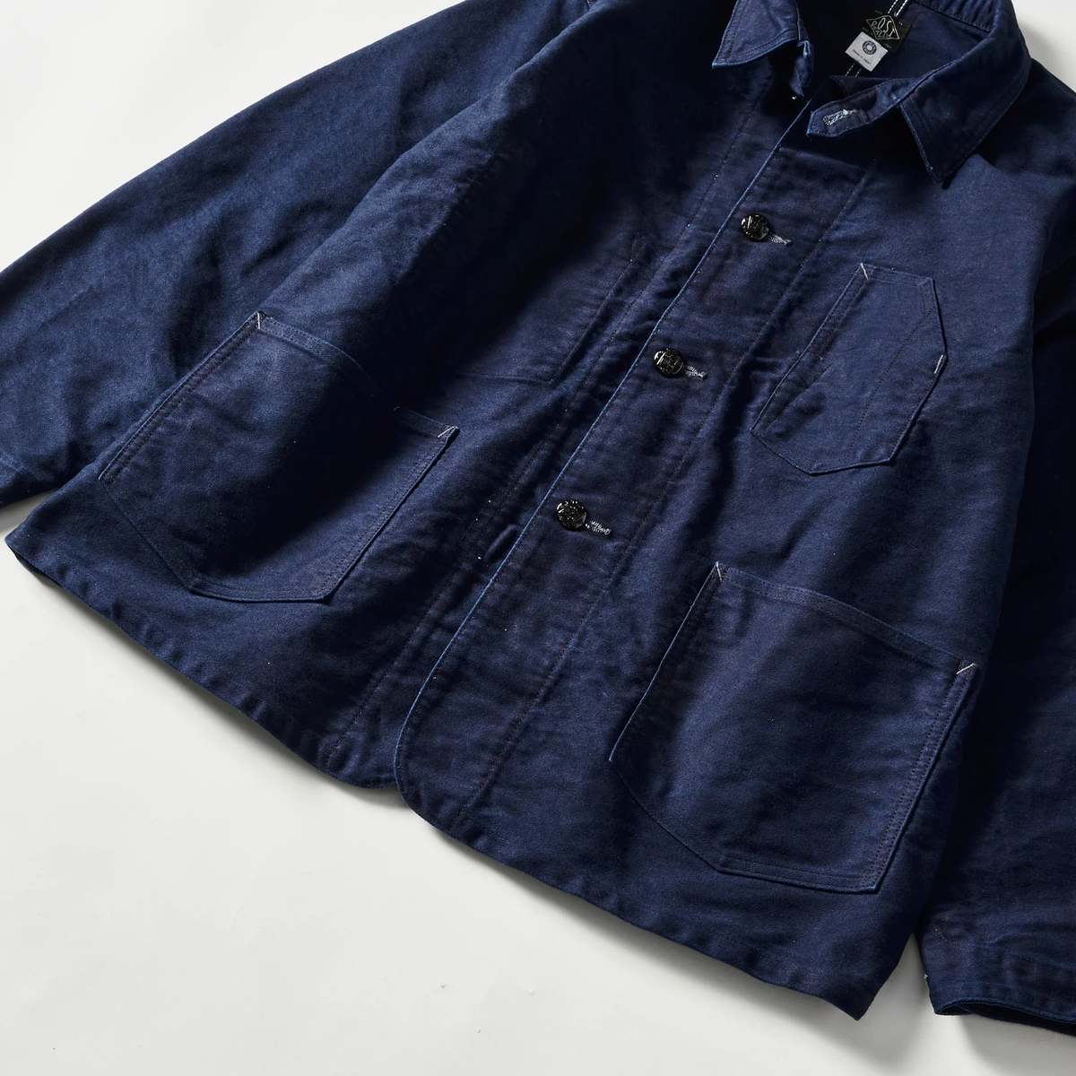 Post O'Alls No.1 Jacket : Vintage Moleskin - Indigo | Garmentory