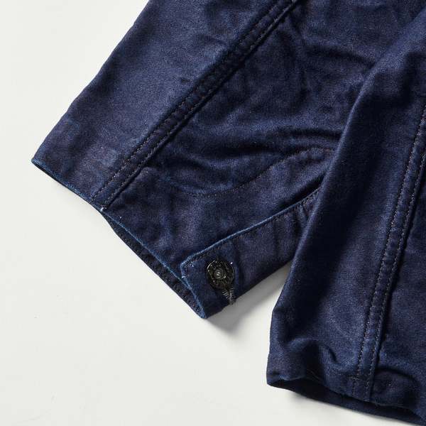 Post O'Alls No.1 Jacket : Vintage Moleskin - Indigo | Garmentory