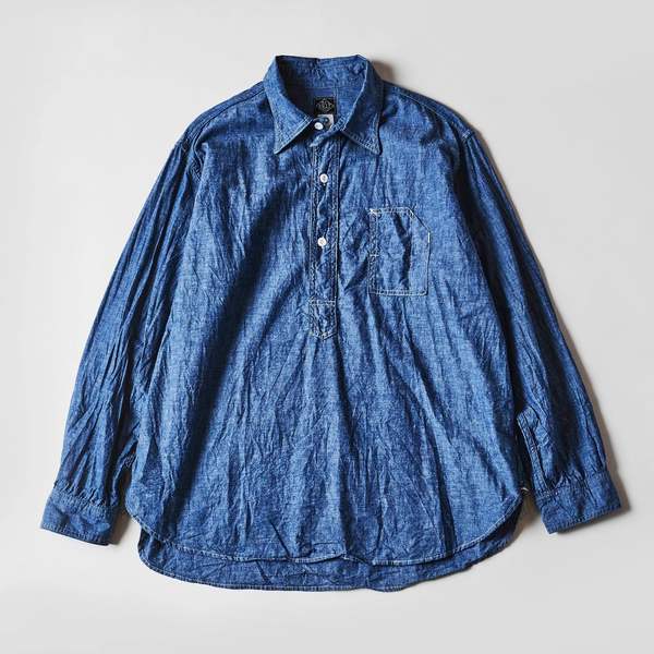 Post O'Alls No.1 Shirt: Classic Chambray - Indigo | Garmentory