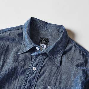 Post O'Alls No.1 Shirt: Classic Chambray - Indigo | Garmentory