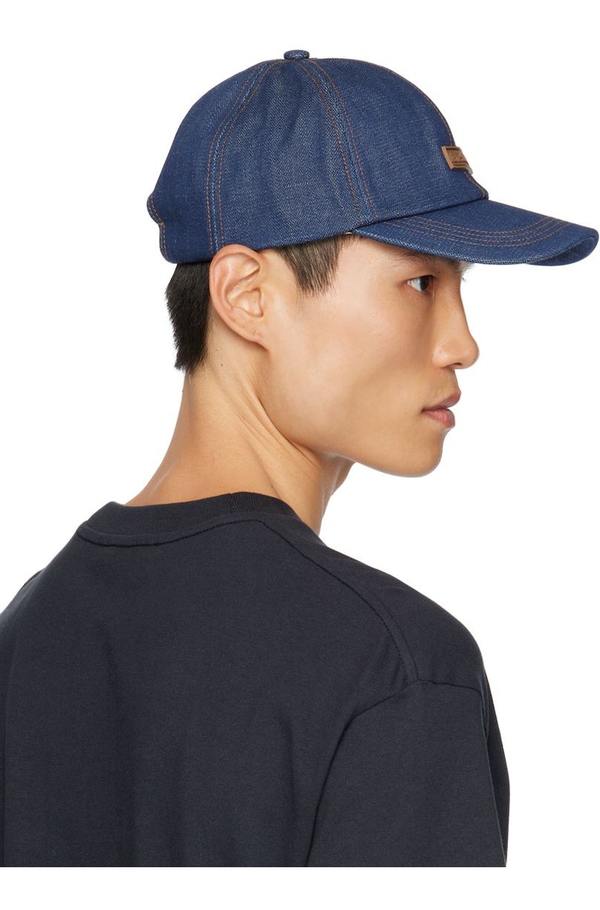 Acne Studios Patch Denim Cap - Indigo | Garmentory