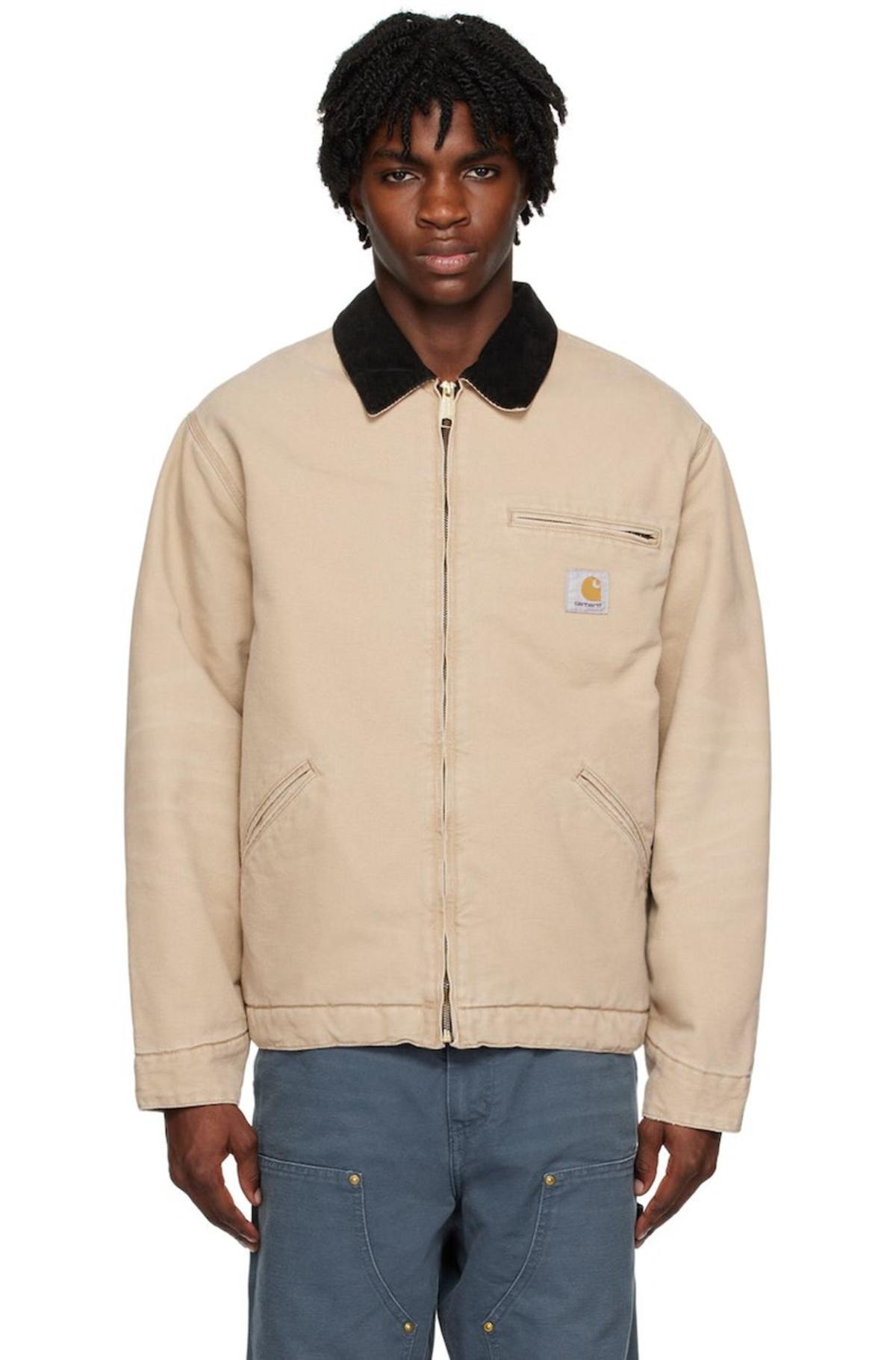 CARHARTT WIP(WORK IN PROGRESS) / ジャケット/L/コットン/BEG/無地 Carhartt Work In Progress Detroit Jacket - Beige | Garmentory