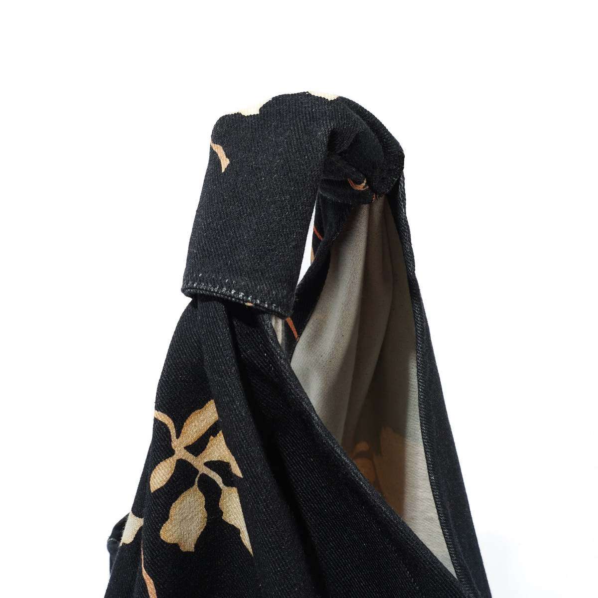 Our Legacy DRIP BAG - NOCTURNAL FLOWER PRINTED DENIM