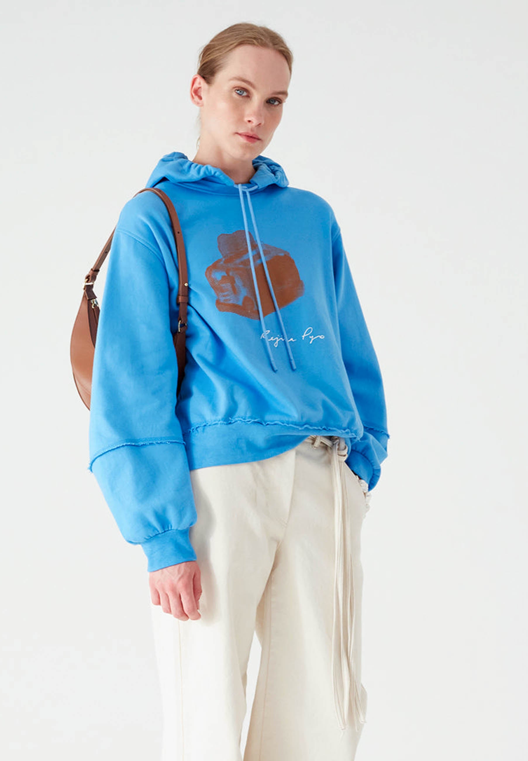 Rejina Pyo Benny Hoodie - Blue Toast | Garmentory