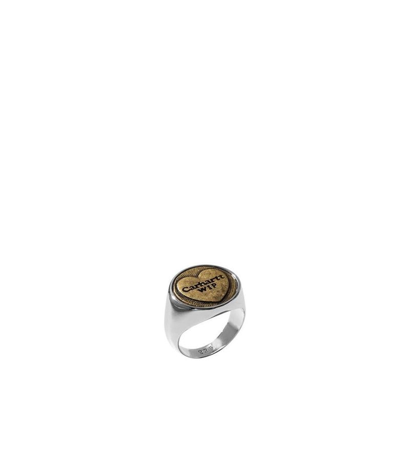 CARHARTT WIP HEART SILVER RING | Garmentory