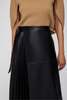 Jonathan Simkhai Mar Pleated Split Midi Skirt - Black - Thumbnail 3