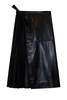 Jonathan Simkhai Mar Pleated Split Midi Skirt - Black - Thumbnail 5