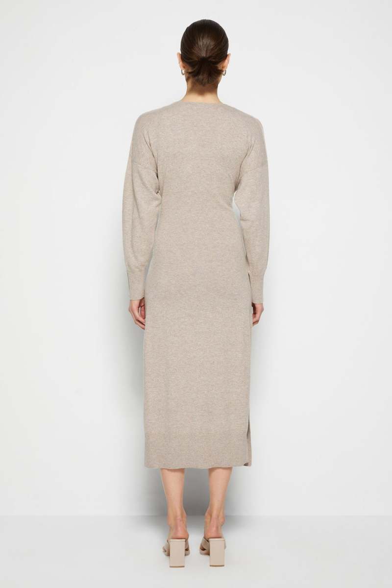 maurie and eve knit dress SER.O.YA Women's Emeri Metallic Knit Mini Dress - Gold