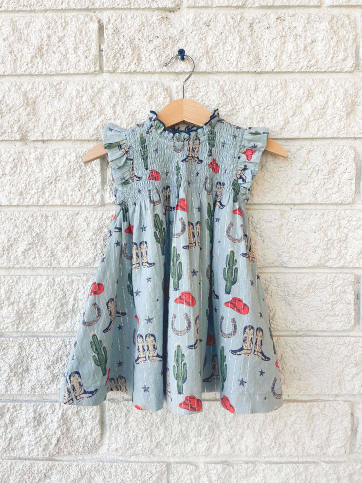 Kids Pink Chicken BABY GIRLS STEVIE DRESS SET - TINY RODEO | Garmentory