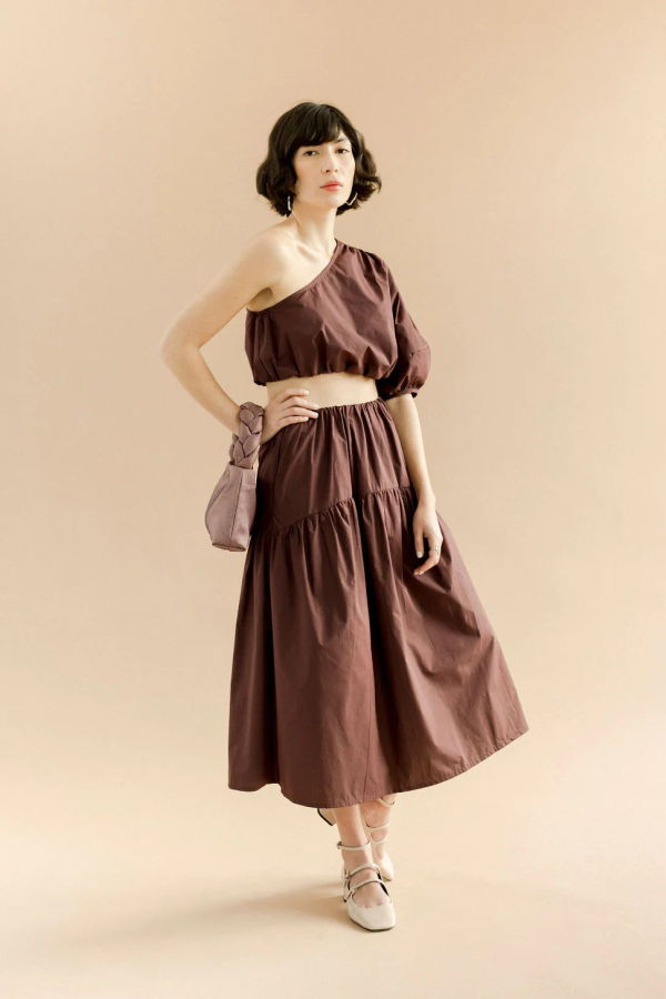 Bronze Age Field Skirt - Vamp Poplin
