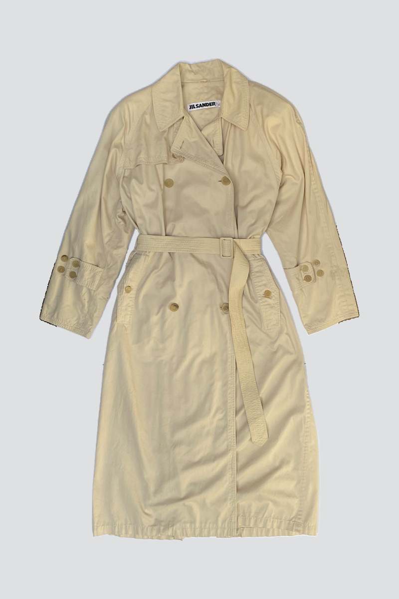 【関税＆送料込み】Jil Sander Trench Jil Sander Midi Trench Coat | Green | FARFETCH