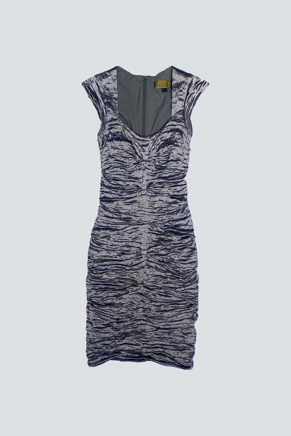 Nicole Miller Metallic Wavy Dress | Garmentory