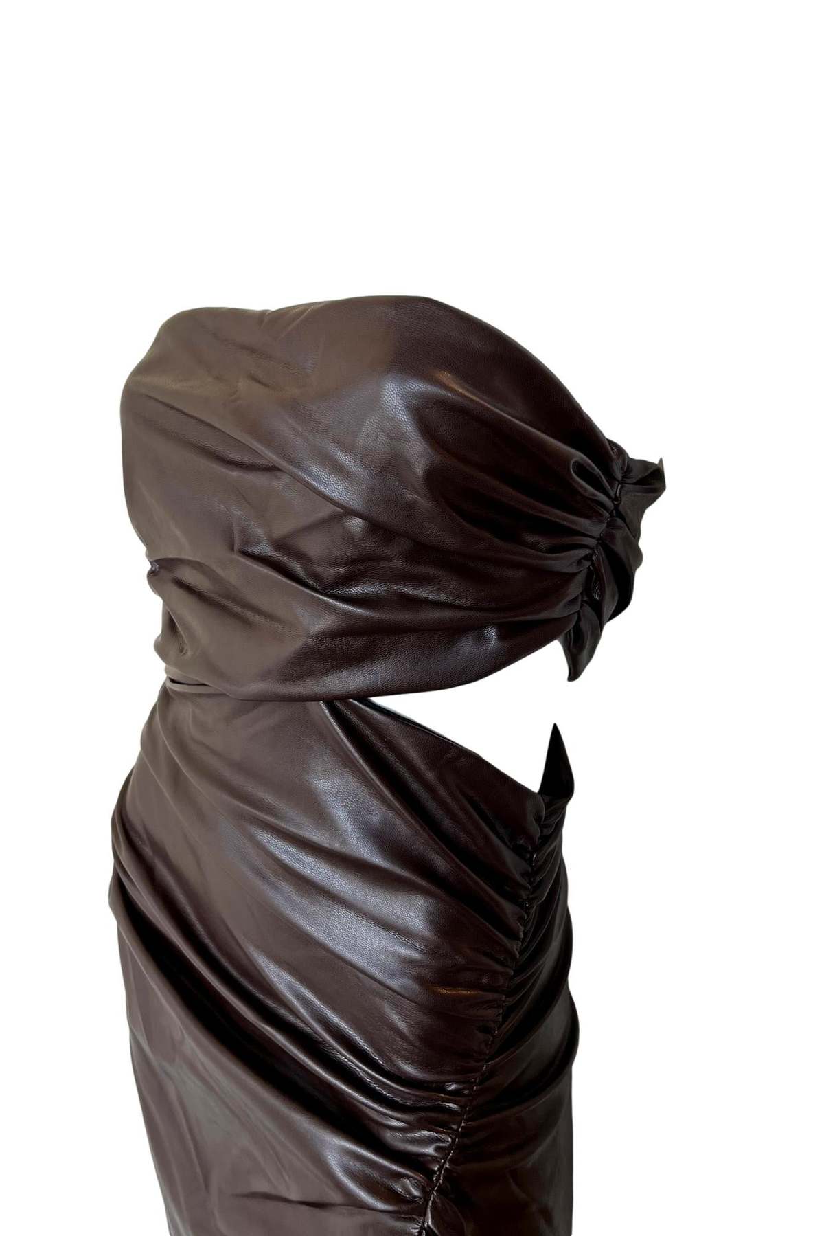 alc black leather dress A.L.C