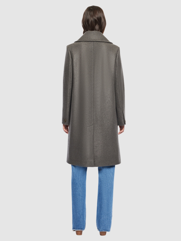 Hiso Cashmere Blend Coat - Taupe