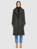 Hiso Cashmere Blend Trench Coat - Green Melange - Thumbnail 1