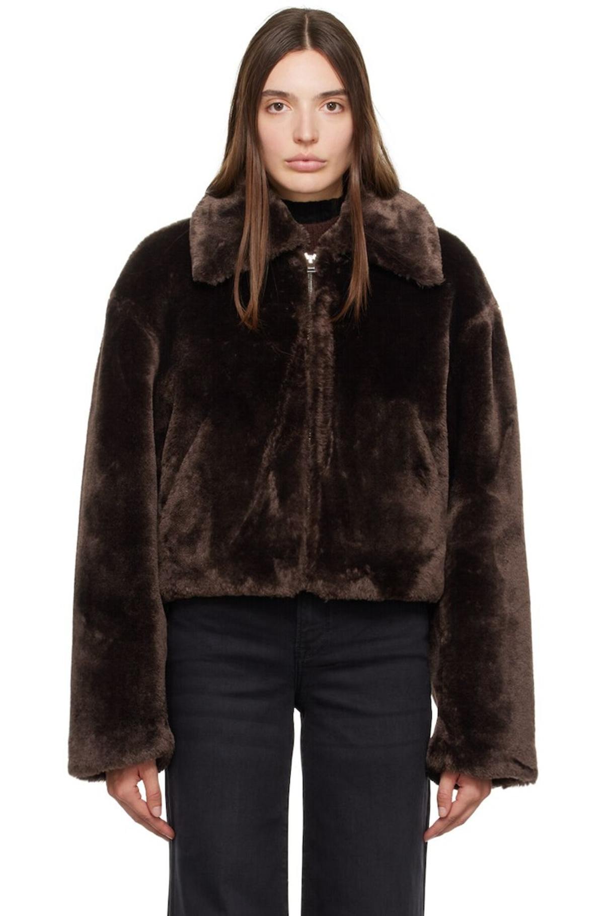 【LOULOUSEOUL】Brown Carrie Fur Jacket (Brown) Carrie Bradshaw's 10 Favorite Fashion Trends Are at Zara