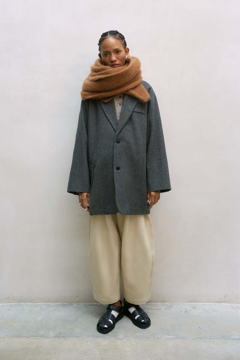 Cordera WOOL OPENING BLAZER - gray