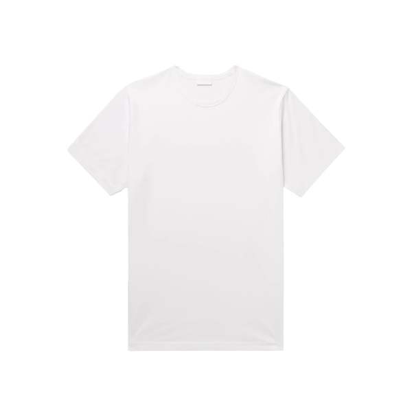 Handvaerk S/S Pique Tee - White