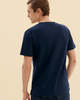 Handvaerk S/S Pique Tee - Navy - Thumbnail 3