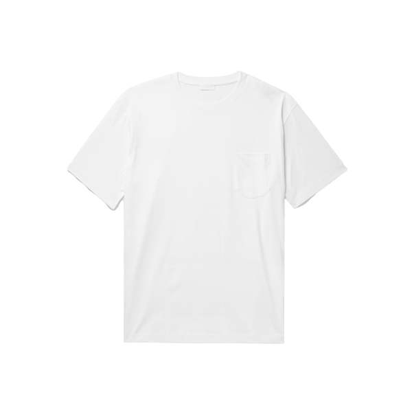 Handvaerk S/S Pocket T-Shirt - White