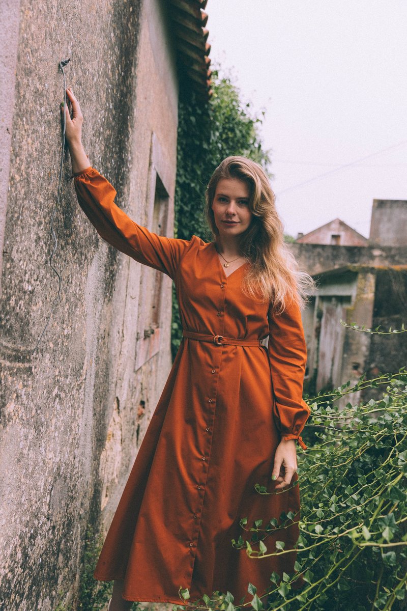 Siz Enoki Dress - Orange Siz Enoki Dress - Orange