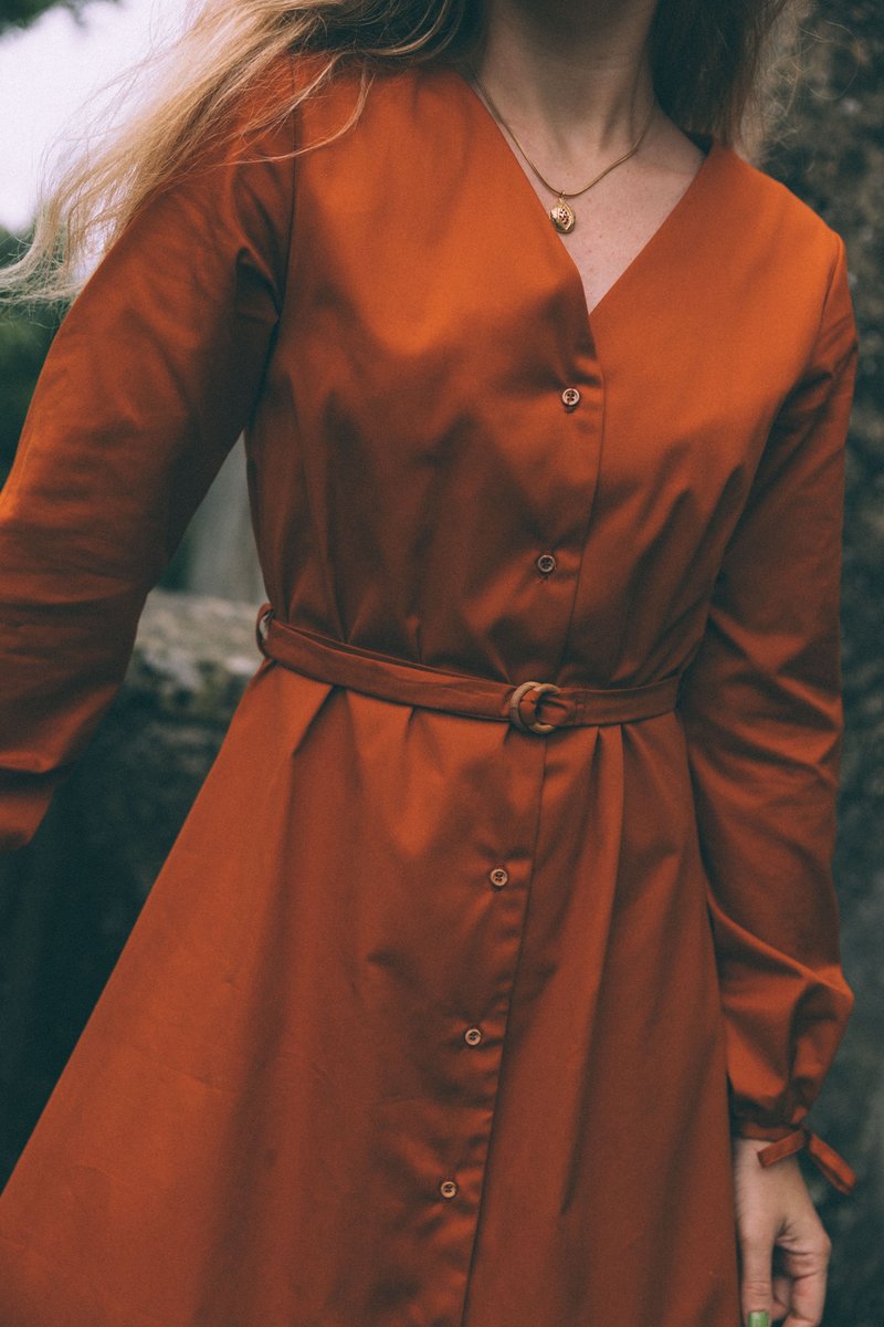Siz Enoki Dress - Orange Siz Enoki Dress - Orange