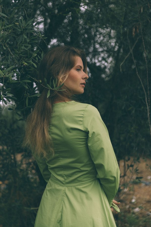 Siz Springy Dress Lime Green