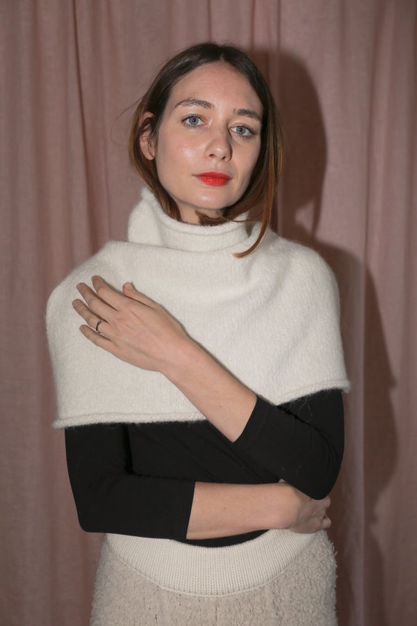 Lauren Manoogian Pyramid Shoulders in White Garmentory