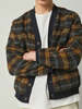 Corridor Plaid Cardigan - Black - Thumbnail 4