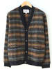 Corridor Plaid Cardigan - Black - Thumbnail 3