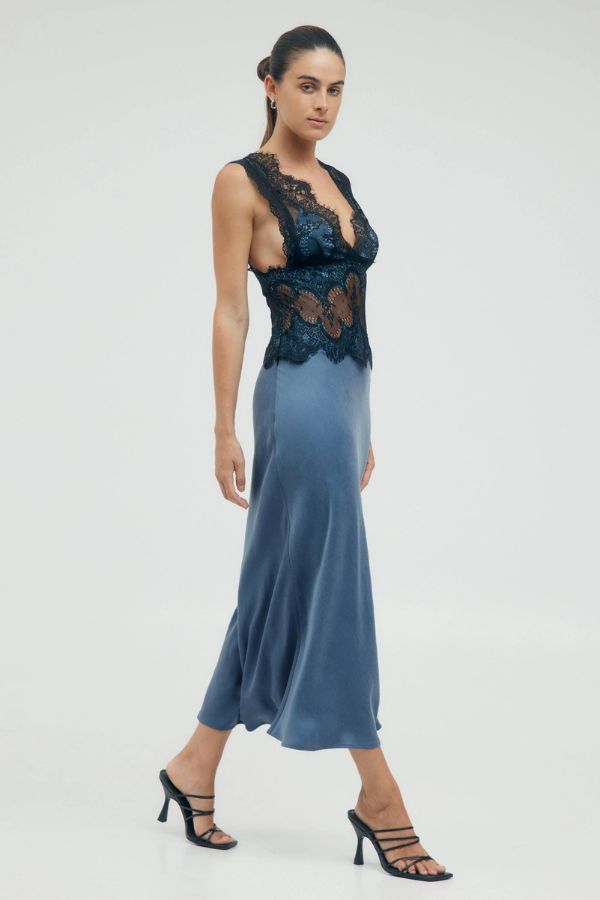 chinese dress ladies VISIONS LACE FLOOR LENGTH DRESS | BUTTERCREAM | THIRD FORM | Women's  Australian Fashion — THIRD FORM
