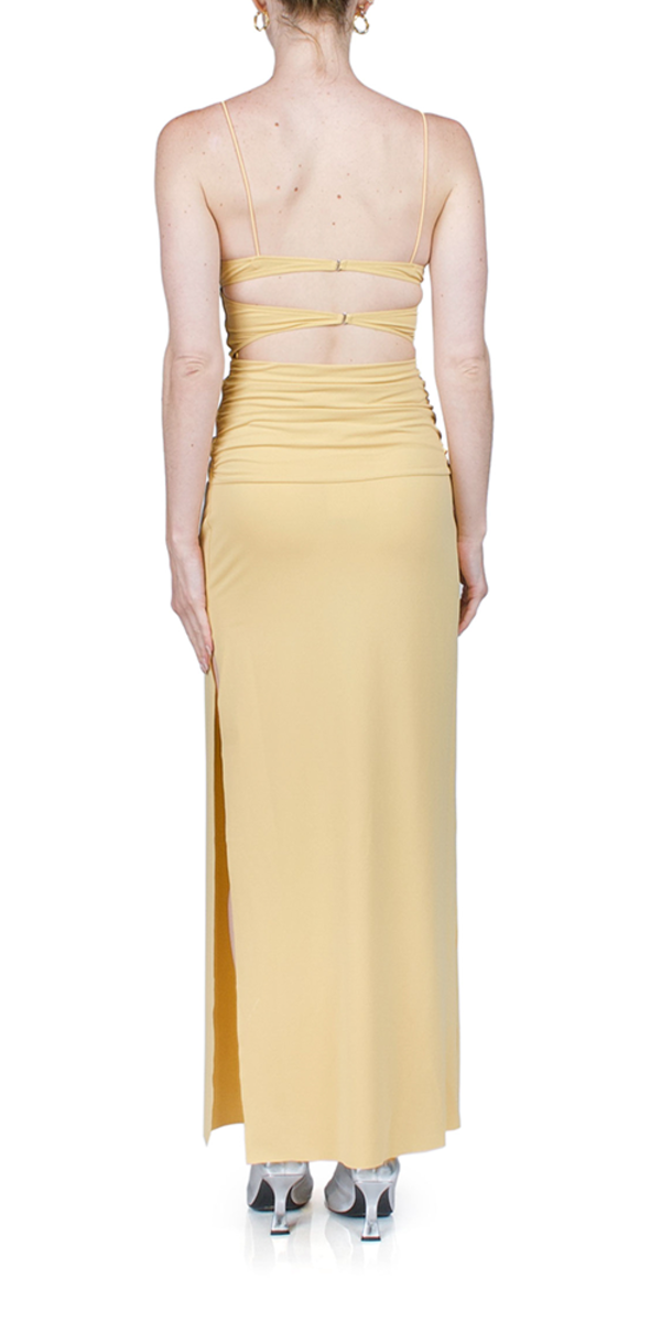 Bec + Bridge Montana Twist Maxi Dress - Straw | Garmentory
