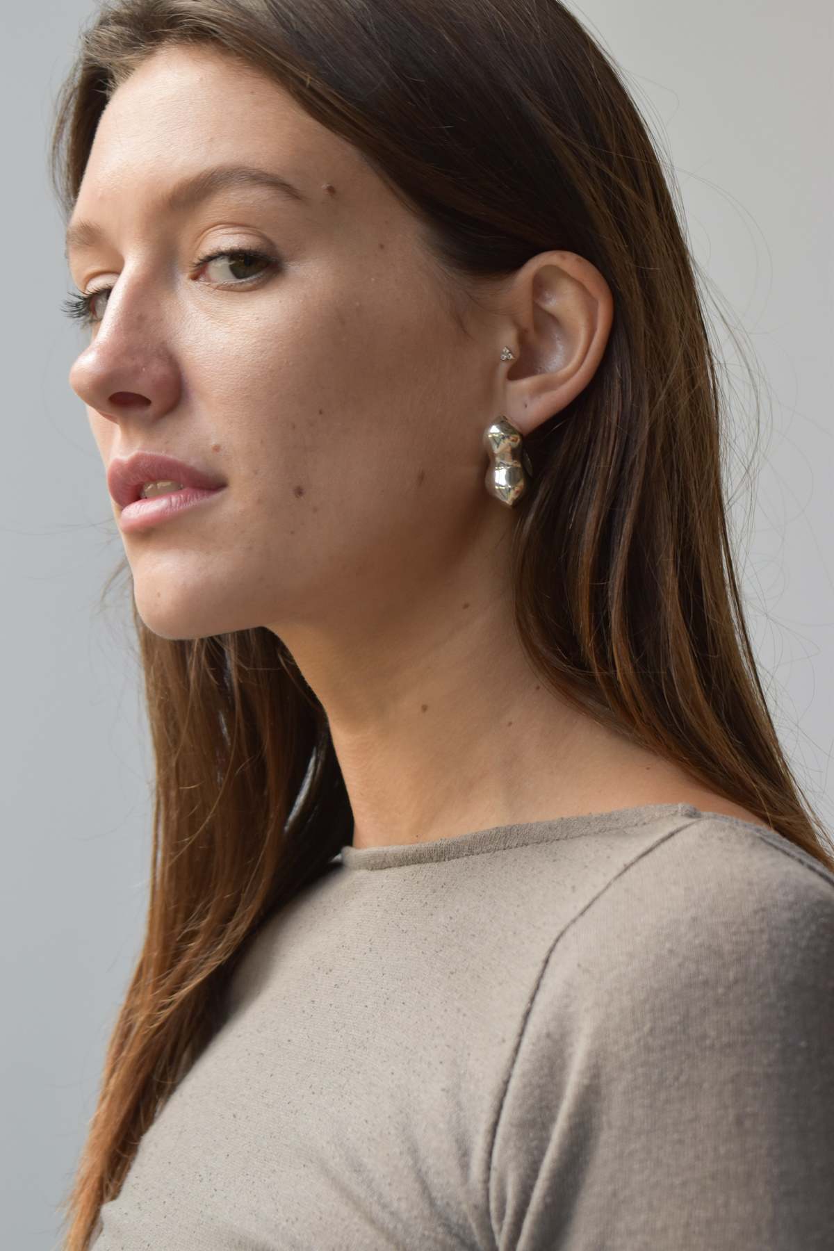 AGMES Bubble Hoops - Sterling Silver | Garmentory