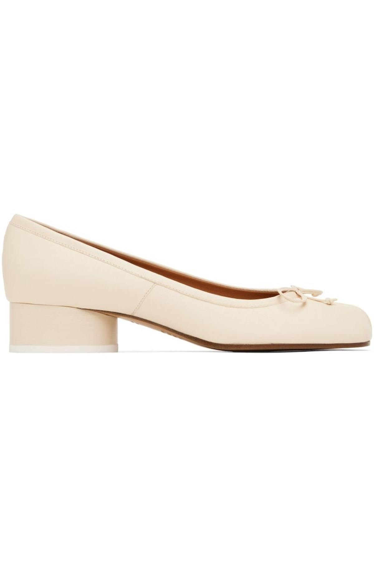 【関税＆送料込み】Maison Margiela Tabi Ballerina With Elas TABI BALLERINA WITH ELASTIC BAND IN BLACK, SS24 - Zambesi Store
