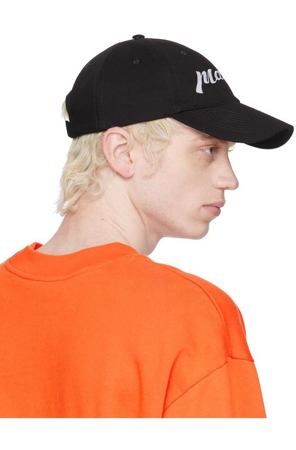 Marni Embroidered Cap - Black | Garmentory