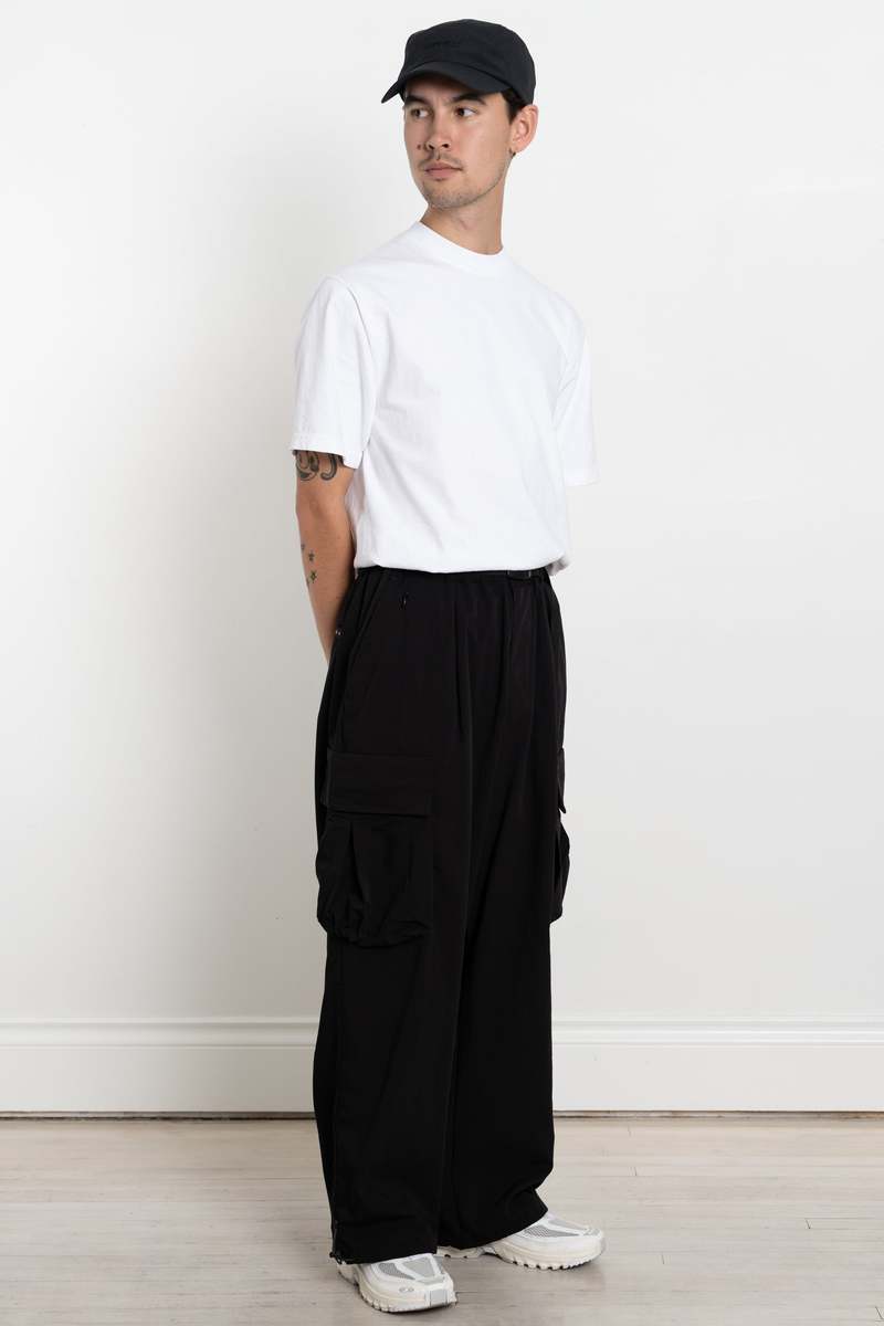 チノパンツ Gramicci Wide Pants Black GMP-21F015_Black Gramicci Wide Pants Black