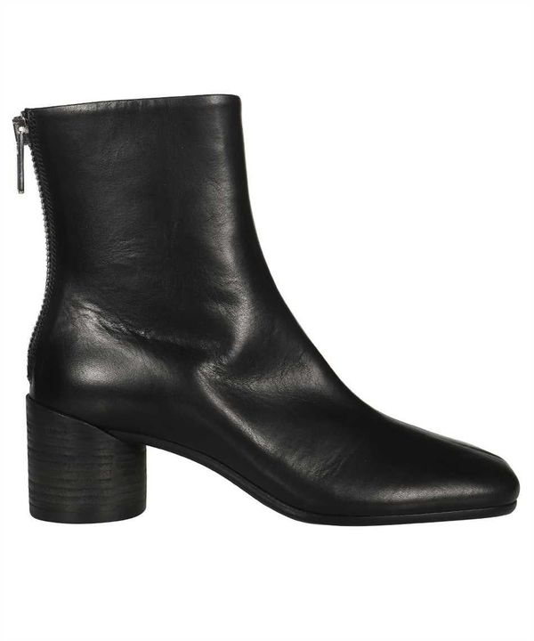 MM6 MAISON MARGIELA LEATHER ANKLE BOOTS | Garmentory