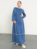 DELFINA BALDA PASSA DRESS - DENIM - Thumbnail 4