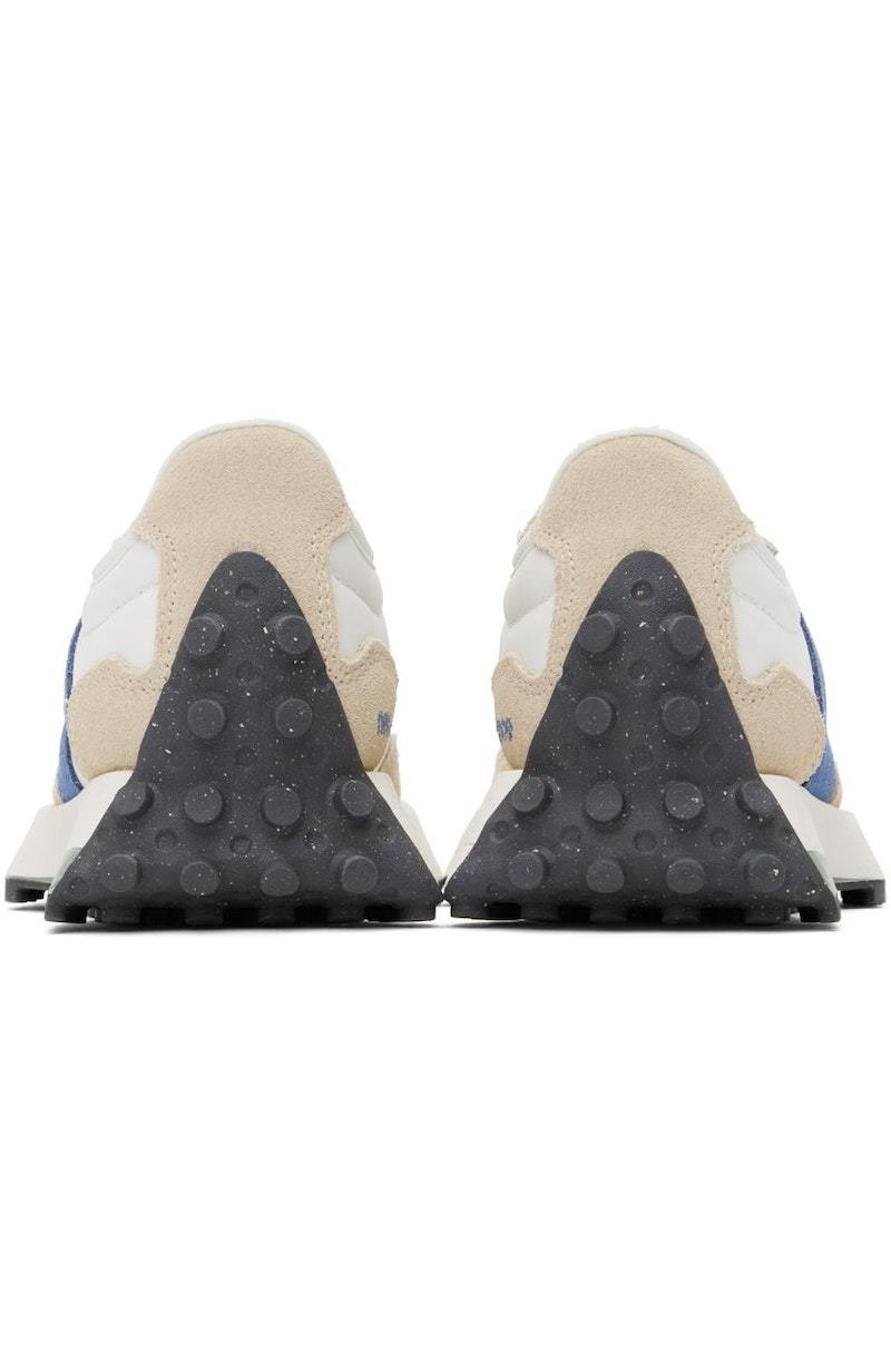 メル30233 New Balance White & Beige 327 Sneakers - Sandstone/Mercury