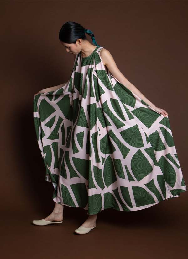 chinese dress ladies Maracas Lookout 'The View Behind You' Tent Dress