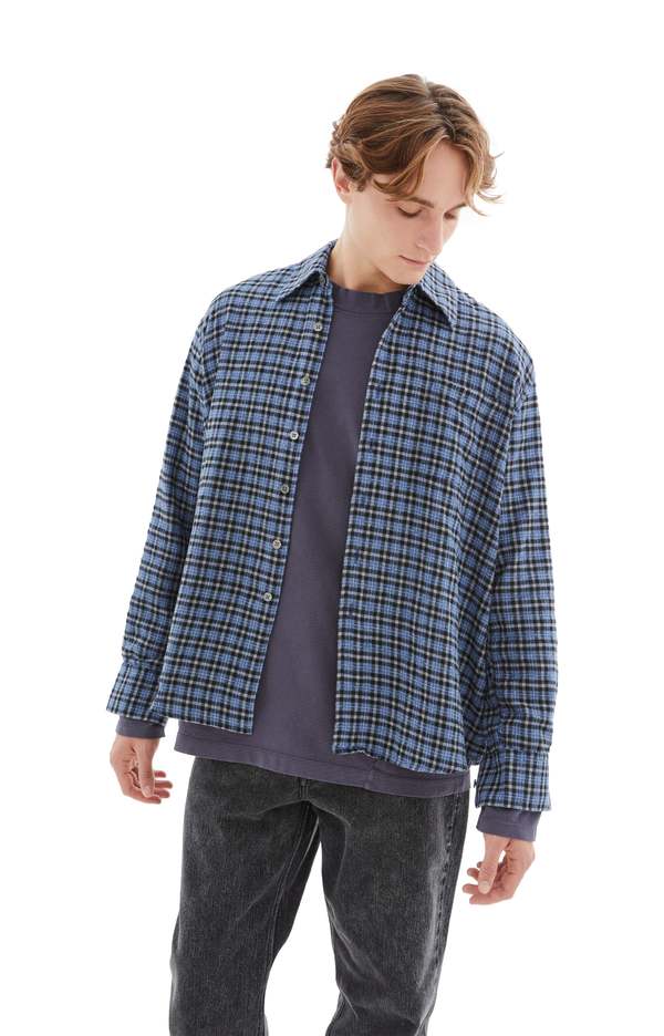 Our Legacy Checked Above Shirt - Blue | Garmentory