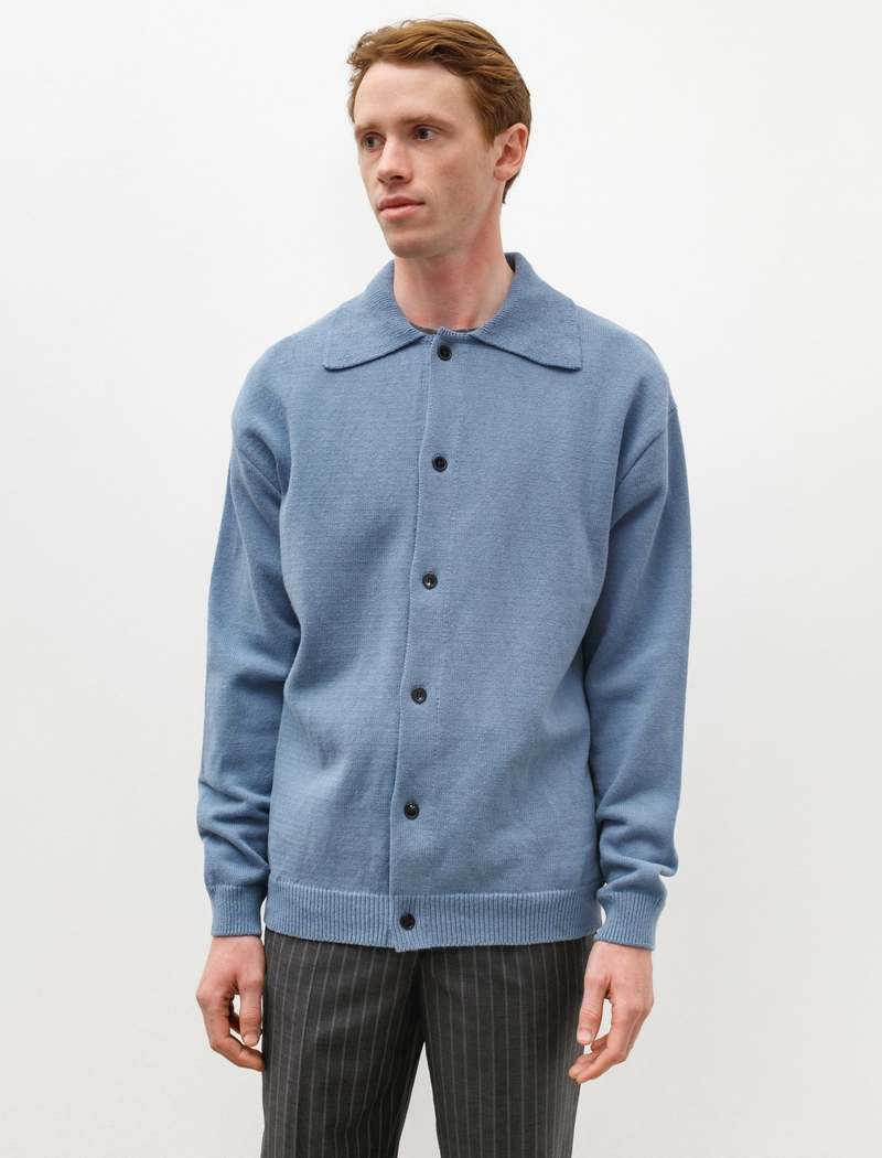 mfpen Mens Formal Polo Shirt - Dusty Blue | Garmentory