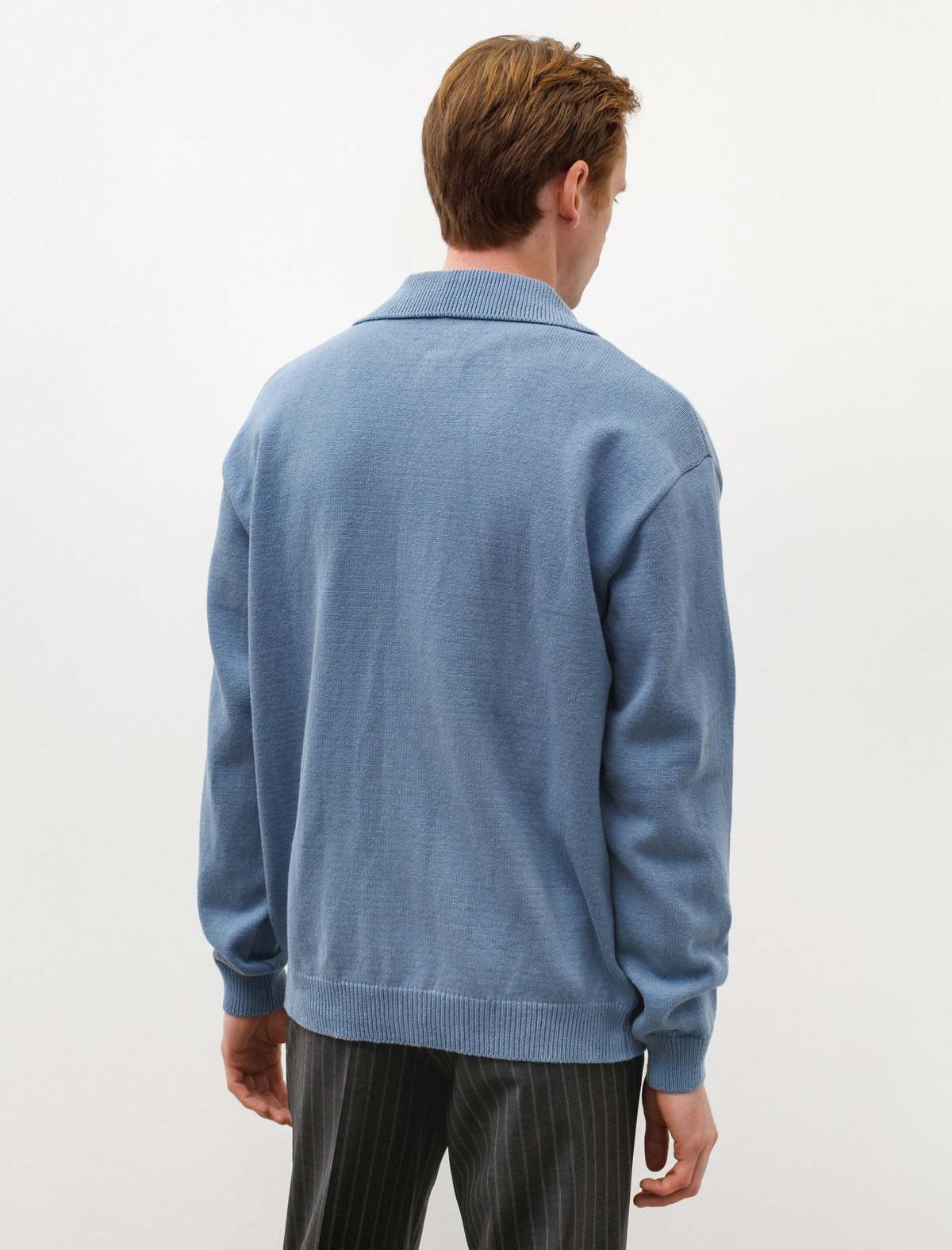 mfpen Mens Formal Polo Shirt - Dusty Blue | Garmentory
