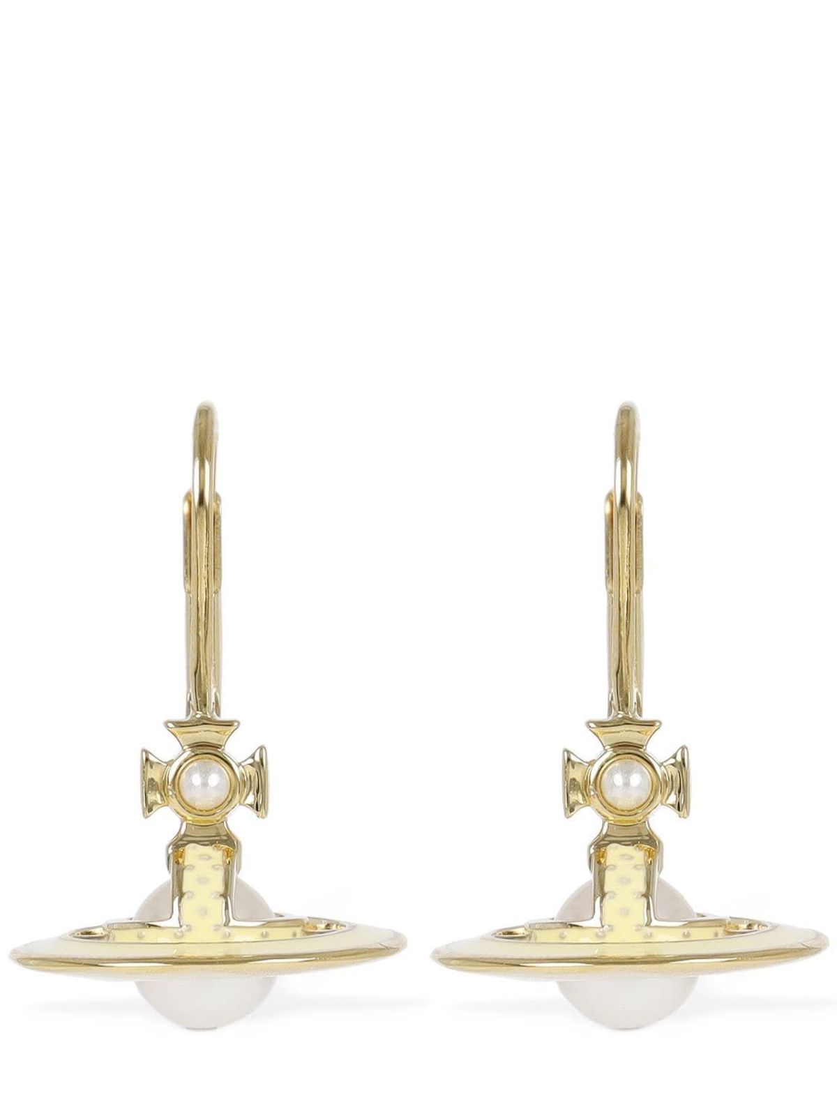 Vivienne Westwood Simonetta Faux Pearl Drop Earrings - Gold